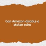 Can Amazon disable a stolen echo
